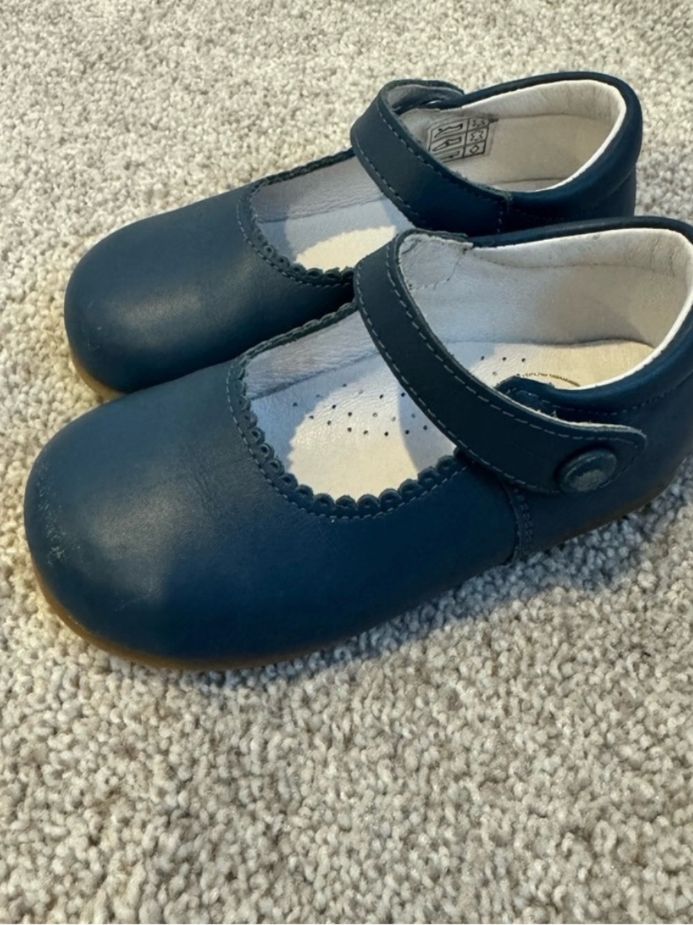 Pepa & co Mary Jane Dress Shoes in Navy Blue